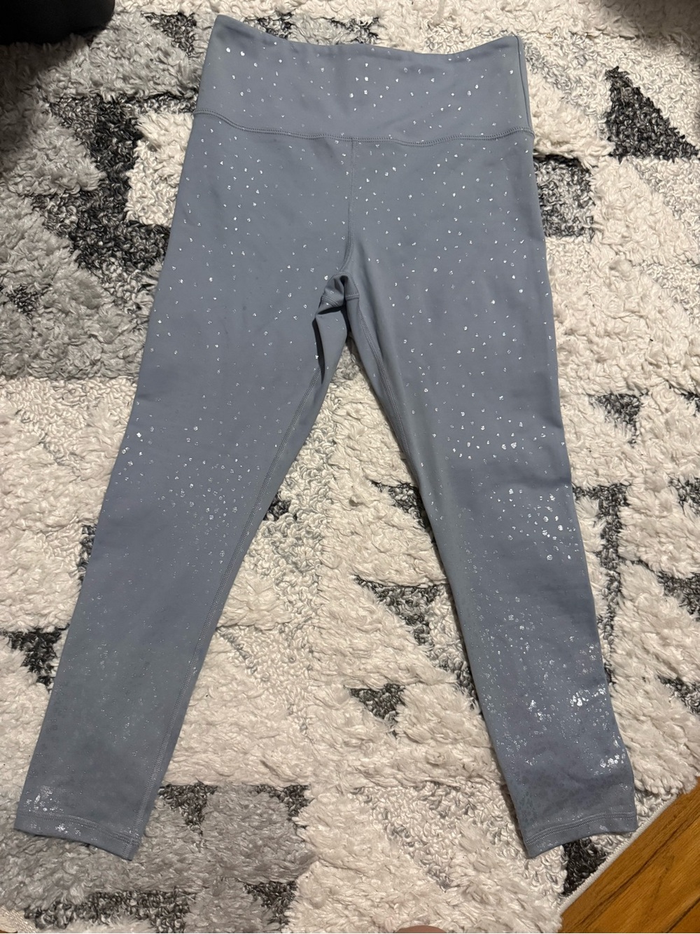 Active USA ZYIA Active Gray Ombre Mirage Light n Tight Leggings